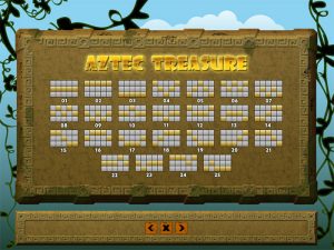 Aztec Treasure paytable3
